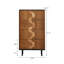 Commode 4 tiroirs 23,62 po Mid-Century