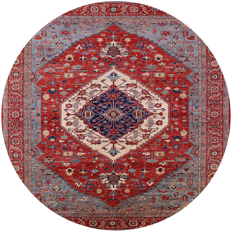 Oriental Indoor Rug, Round 5'