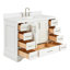 Meuble-lavabo simple avec plateau Abshire 49-93359326