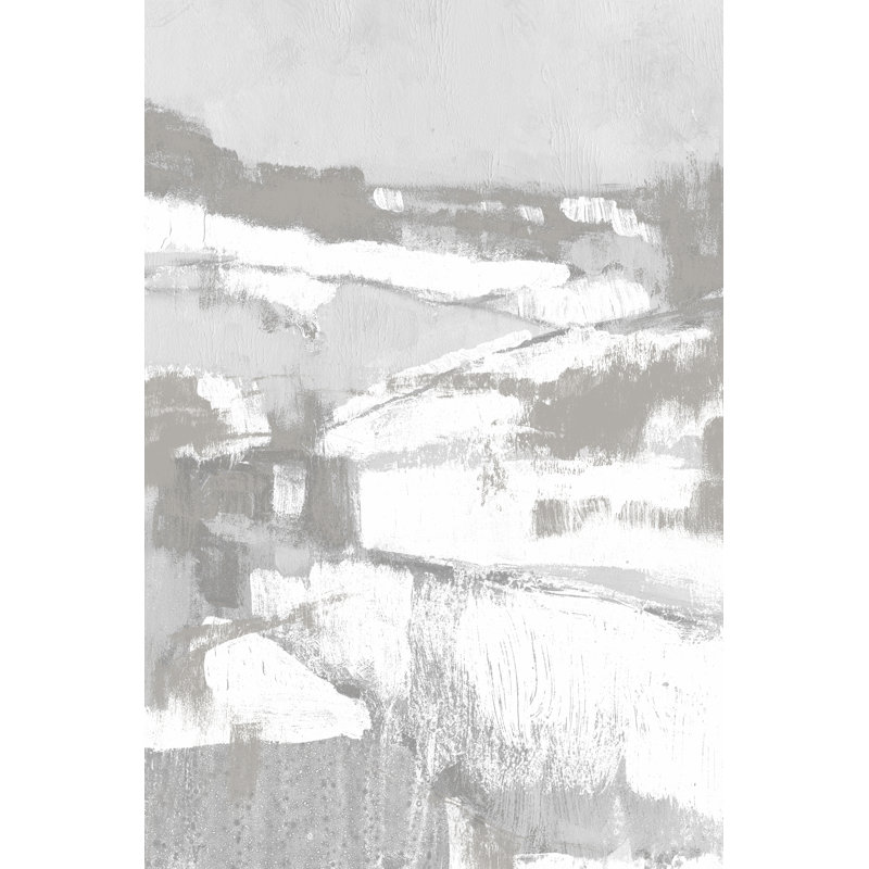 Neutral Fields I by Jennifer Goldberger - Wrapped Canvas Painting, 30cm H x 20cm W x 3.8cm D