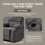Modern Swivel and Rocking Recliner with Heating and Massage-1654429114