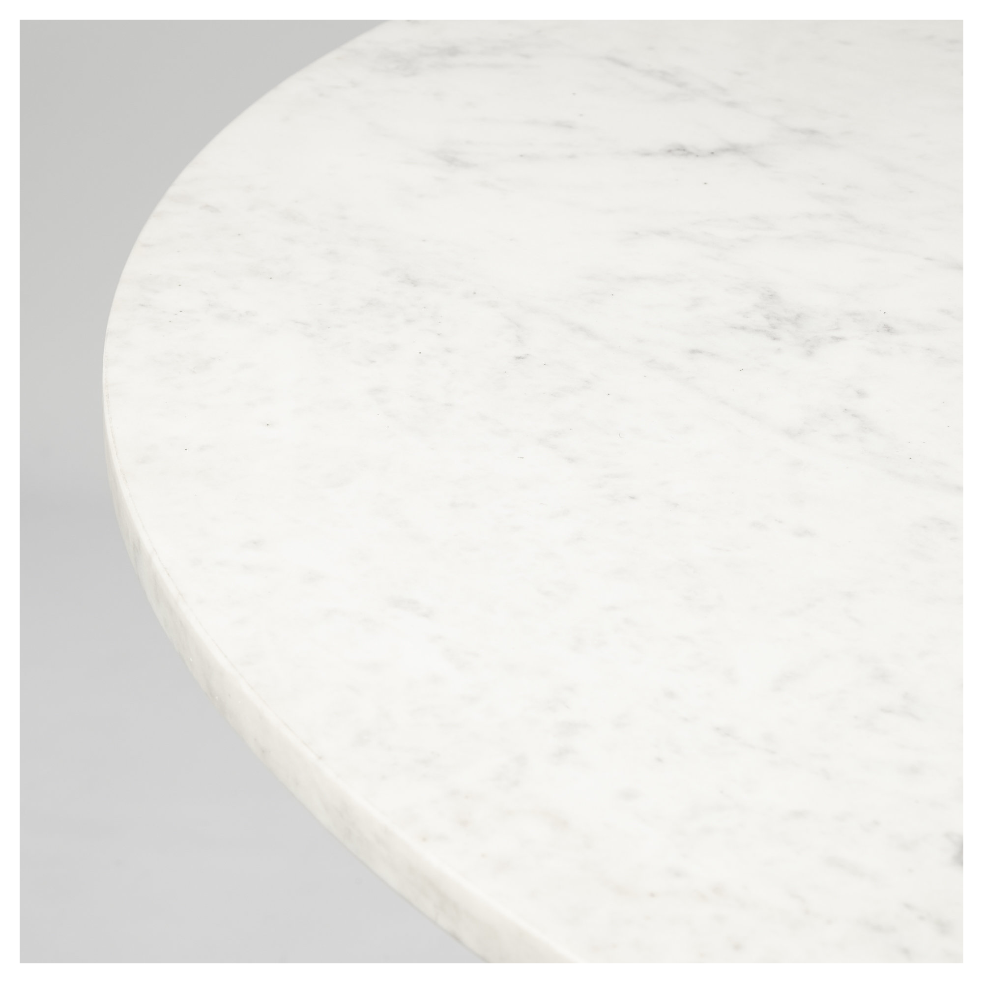 Wainwright Round Marble Dining Table, Black, Standard Height ( 30" Height), 48" x 48"