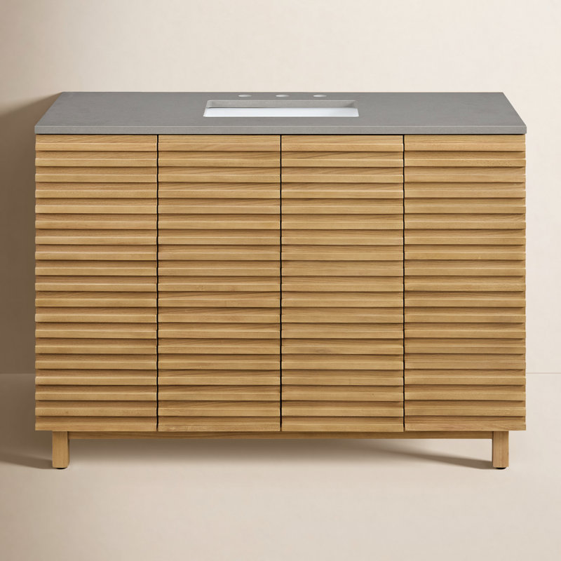 Horizontal Linear 48'' Single  Sink Vanity