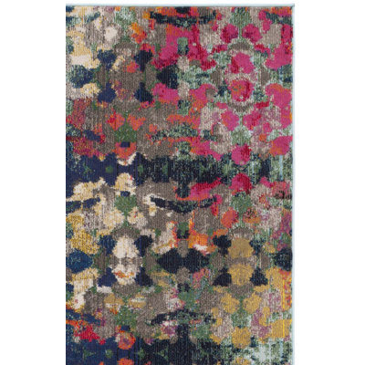 Hertzler Southwestern Green/Blue Area Rug
