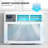 12,000 BTU 115V Window Air Conditioner, Cools up to 450 Sq.Ft., Window AC Unit with Remote Control