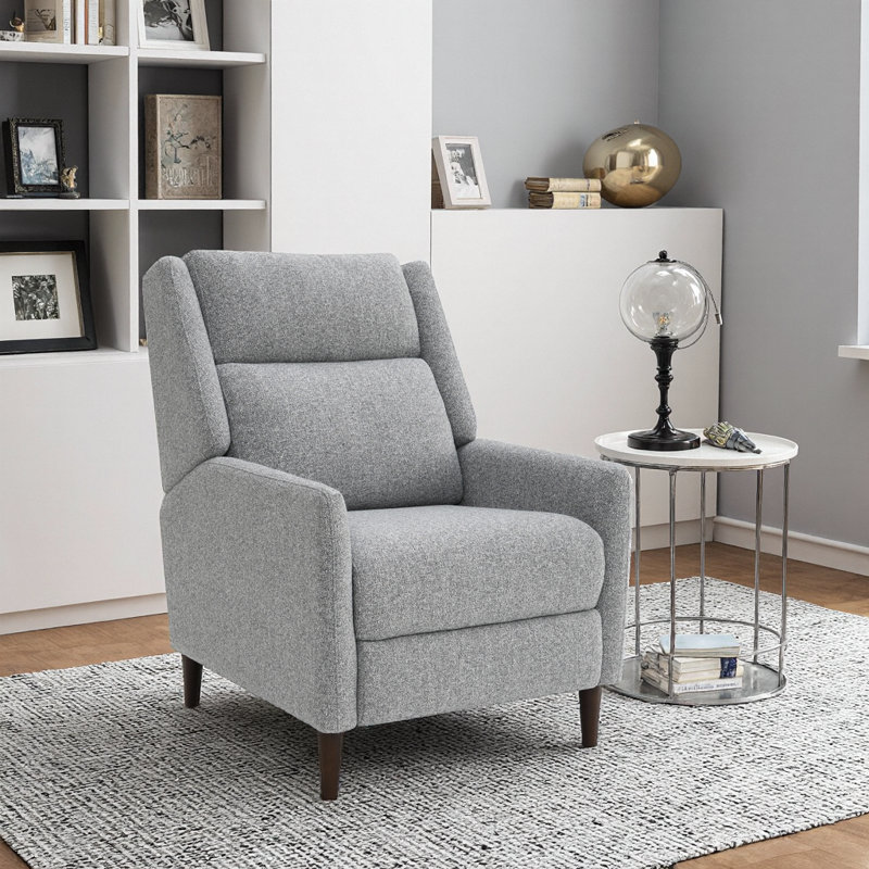 Fauteuil inclinable Timeless Mid-Century Modern, Gris