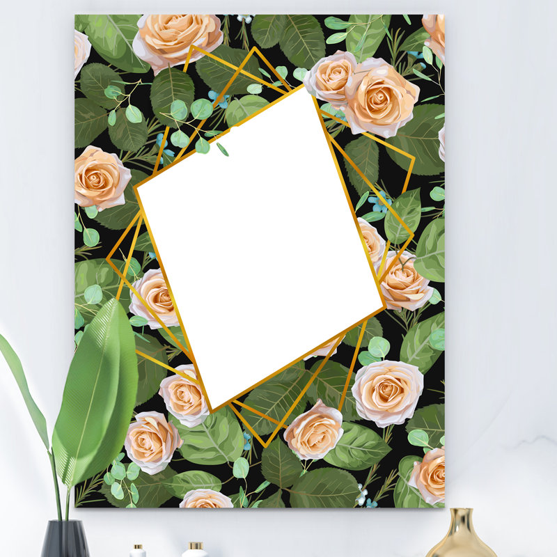 Miroir mural Elementary Botanicals 10, H 39,4 po x l 29,5 po