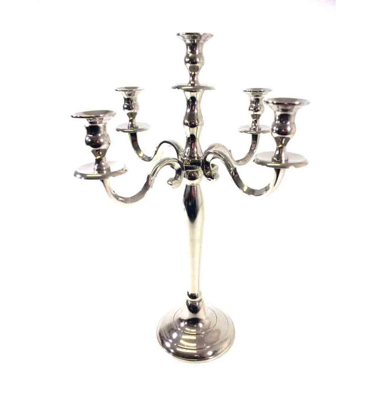 Metal Tabletop Candelabra