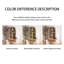 Vitrines en bois massif beige et Burlywood