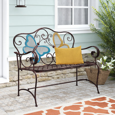 Banc de jardin en fer Caryn