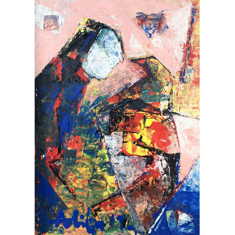 Art de l'amour | Couleur acrylique sur papier | Par Aditya Dev
