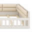 Lit plateforme tapissier avec garde-corps et coussin-1833897996