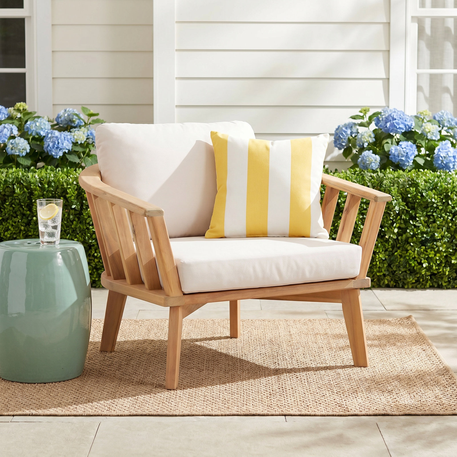 Dacey Acacia Patio Lounge Chair
