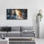  «Deer Winter Forest» par Rey Klimt, art mural en verre acrylique-1613333865
