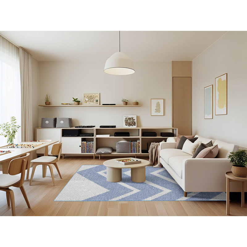 Chevron Indoor Rug, Rectangle 7' x 9'