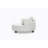 Crescent Sofa With Two Throw Pillows And One Lumbar Pillow, Comes With Extra Tray-190177531