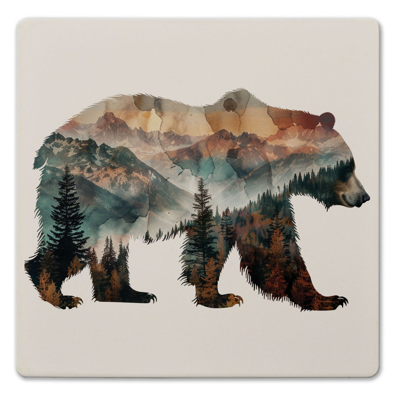 Carré de 8 po Millwood Pines Bear