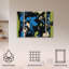 Ensemble de 3 panneaux d'art mural - Little Dean «Ink and Oil Abstract 03», art mural sur toile pour le salon, la chambre à coucher ou le bureau 
