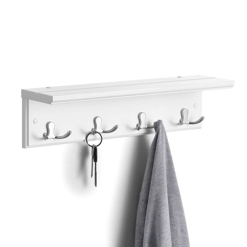 40x10.5x10.5cm 4 - Hook Wall Mounted Coat Rack