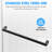 56-60 Inches W *76 Inches H Frameless Double Sliding Soft-Close Shower Door In Matte Black,3/8 Inches (10Mm) Thick SGCC Tempered Glass Door-119840437-120612119
