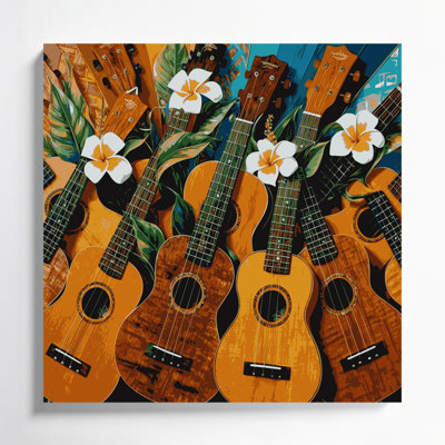 Art mural sur toile hawaïen