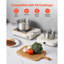 Ensemble de casseroles en acier inoxydable, casseroles 1 QT et 2 QT et 3 QT avec couvercles en verre, casserole antiadhésive polyvalente en acier inoxydable avec poignée ergonomique, compatible avec four, lave-vaisselle, cuisinière à induction