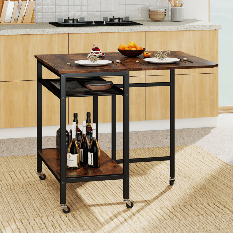 Metal Base Dining Table