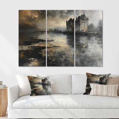 - Ensemble d'impressions murales Chateaus