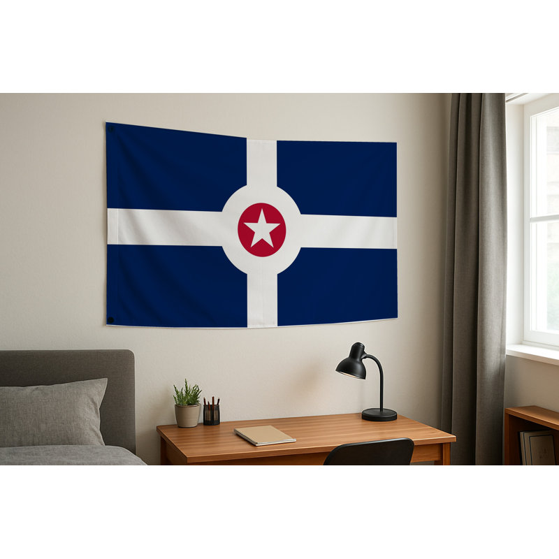 Drapeau de la ville d'Indianapolis — Drapeau