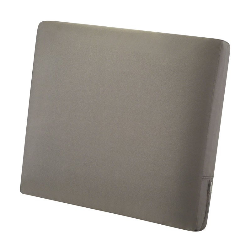 Jaylon Outdoor 4'' Cushion Cover, 4" H x 21" W x 20" D, Dark Taupe