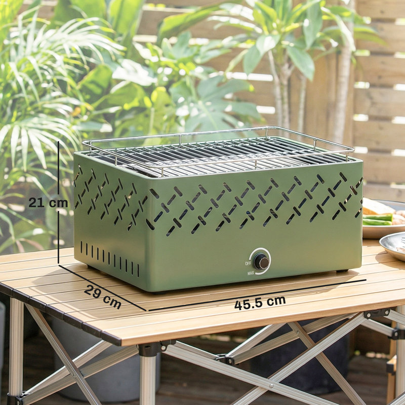 Outsunny 45.5cm W Portable Charcoal Grill