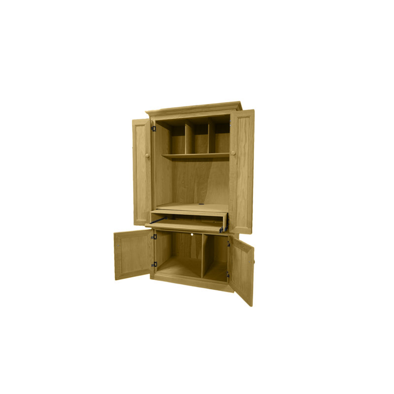 Armoire et bureau rectangulaire Jazayah, Jaune Cupola