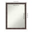 Petit miroir mural biseauté Camberley Whiskey