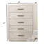 Commode de style transitionnel 1pc