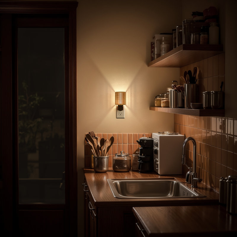 Mini applique murale de table de chevet 3000K Plug In Night Light