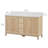 Sianni 60" Double Bathroom Vanity with Quartz Top-1742783660