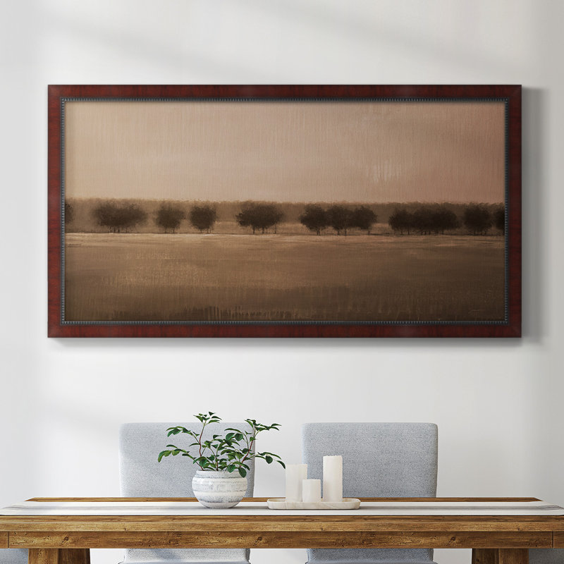 Morning Glory V1 - Reproduction de photo sur toile simple, H 25 po x l 45 po x P 2,5 po, Encadrement brun