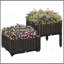 Lit de jardin surélevé avec pattes 2 pièces-132945724