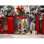 Coussin Collie and Santa Claus-101410175