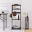 Support à vêtements portable Accent, porte-vêtements avec organisateur de rangement, finition noire élégante pour les maisons modernes-1017956326