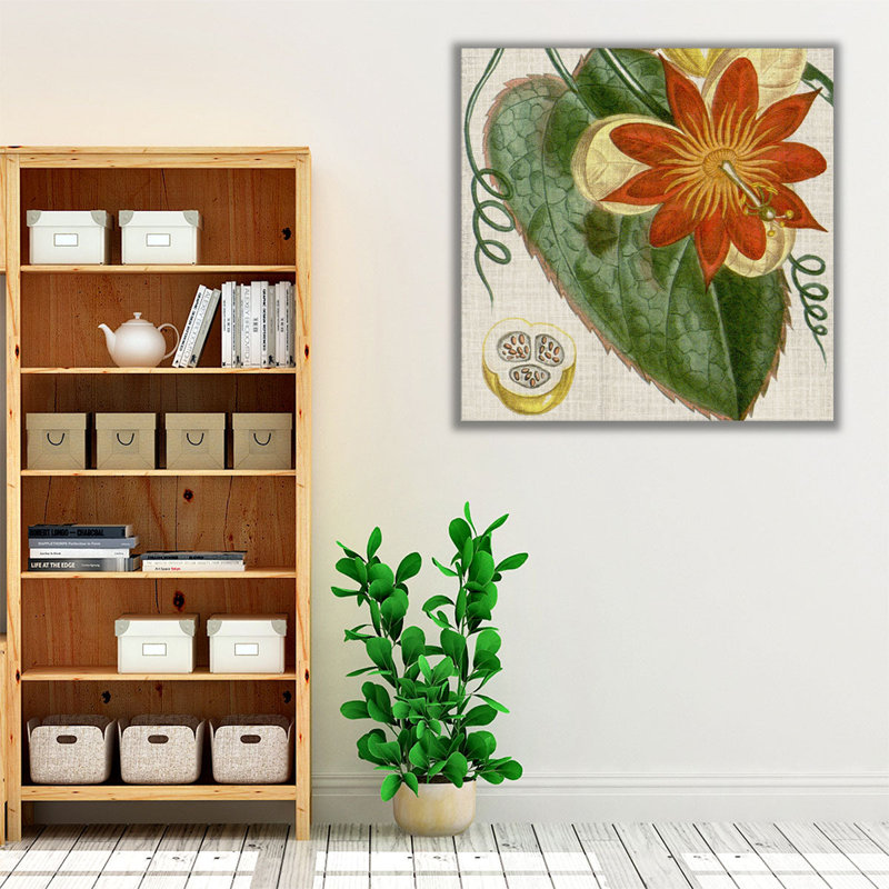 «Crroped Turpin Tropicals I», reproduction d'art sur toile, H 12 po x l 12 po