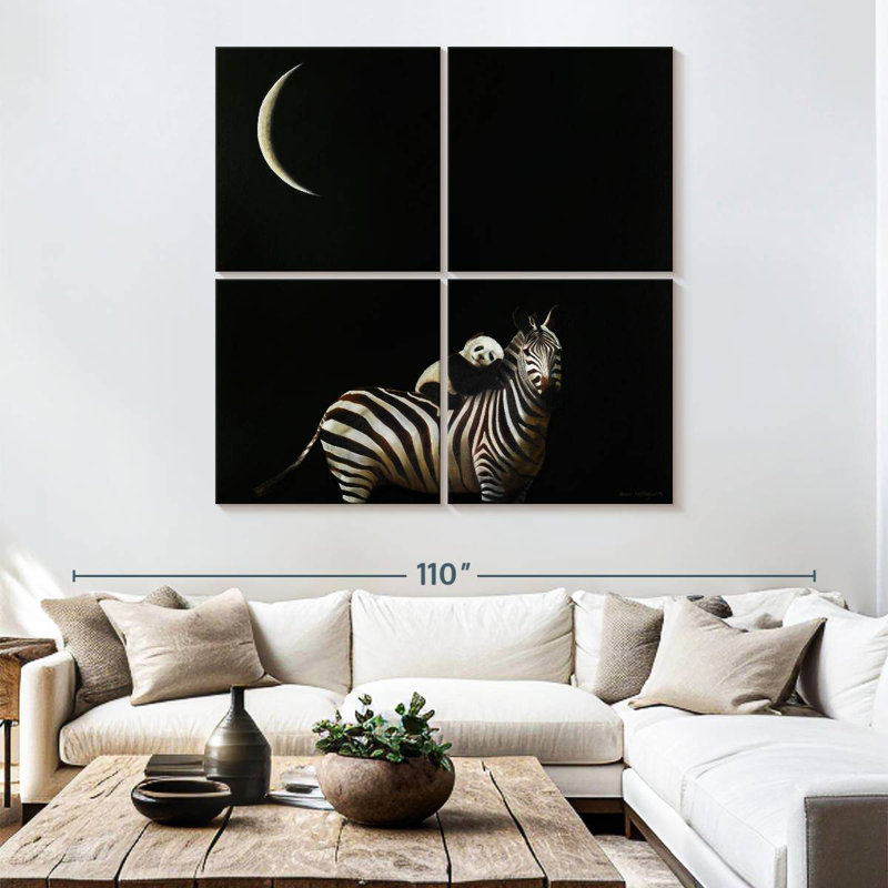 Brampt Safe Passage, 74" H x 74" W