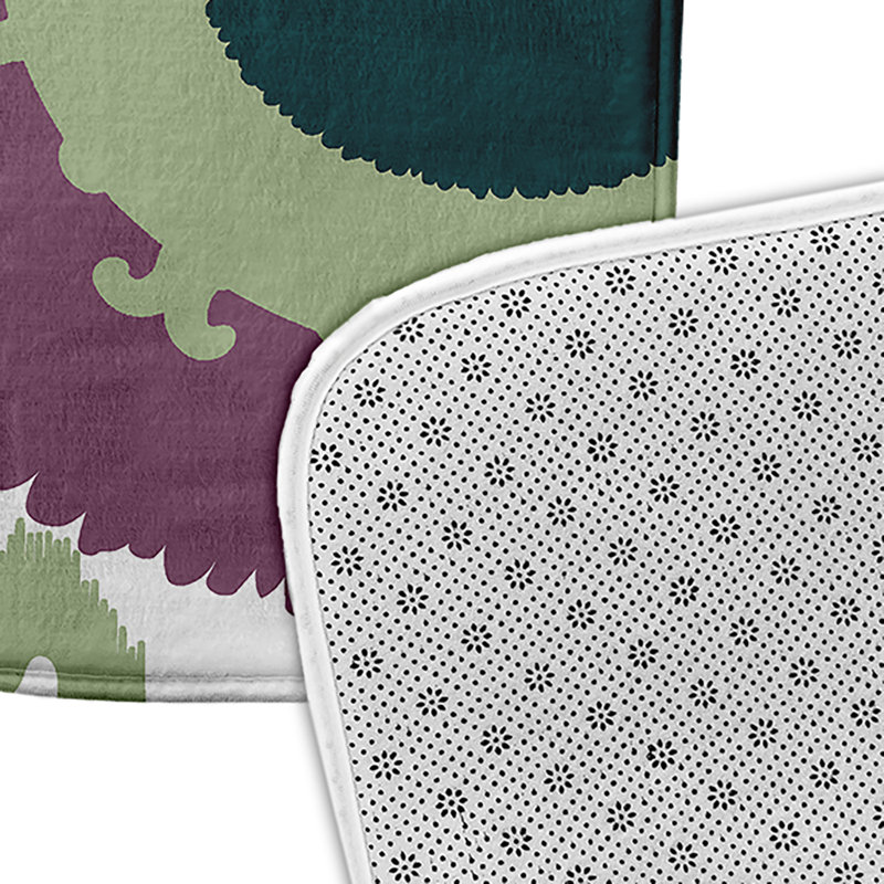Tapis de bain, Vert, L 21 po x L 34 po