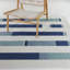 Tapis intérieur / extérieur bleu / ivoire / vert clair Kenno-70496754