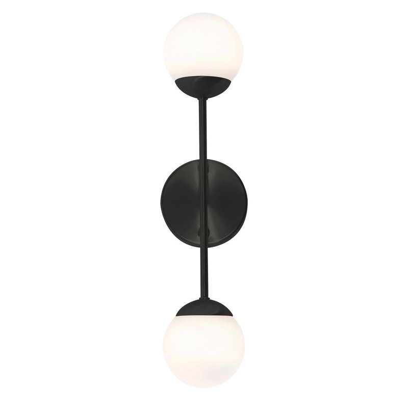 Catalina LED Armed Sconce, Black