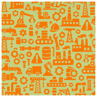 Tapisserie murale industrielle