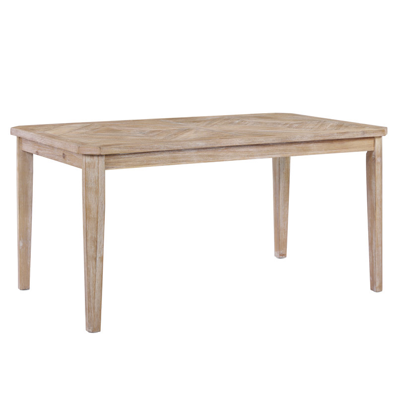 Table de salle à manger Bozell, Naturel