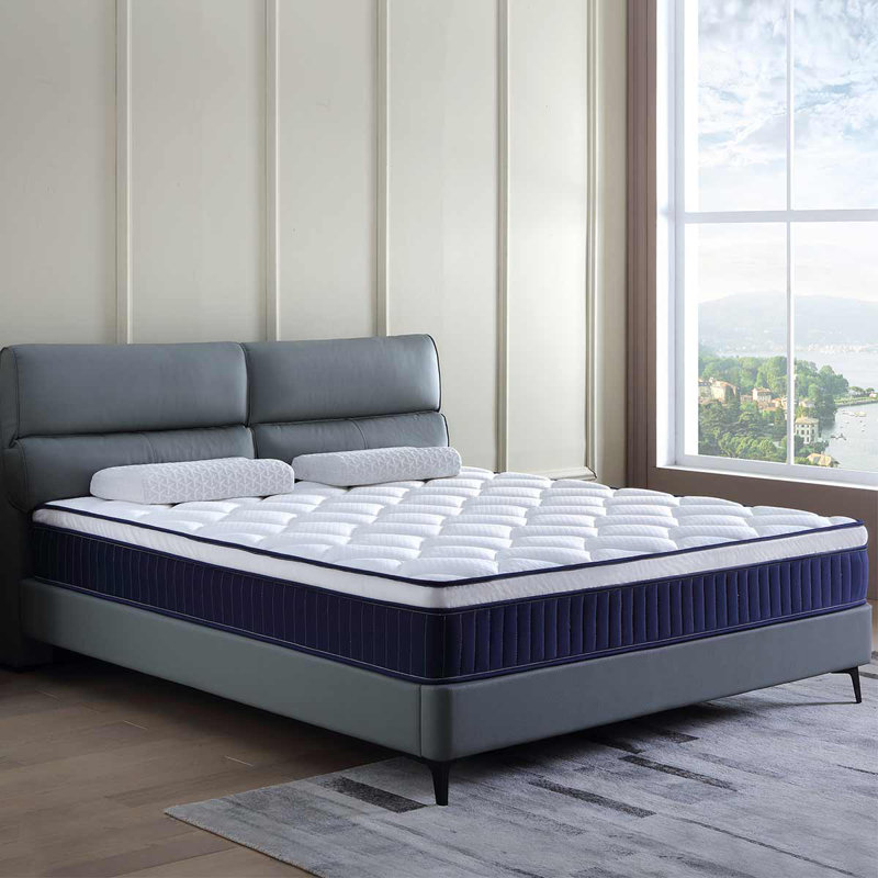 10 Inch Medium Hybrid Mattress In A Box With Pocket Spring, Pressure Relief Innerspring Mattress, Full