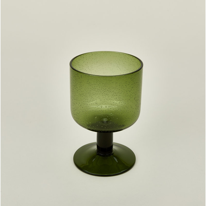 Simple Wine Glass, Olive