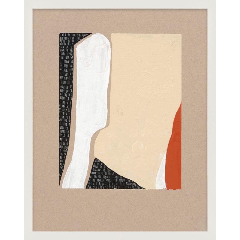 «Ladner View 2» par Andrea Stokes - Art mural encadré, L 16 po x H 20 po, Cadre blanc